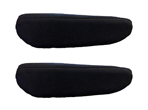 Car Console Covers Plus Pair of Fleece Armrest Covers Designed for Honda Pilot 2016-2022 for Pull Down Armrests Made in USA Black - color: BLACK