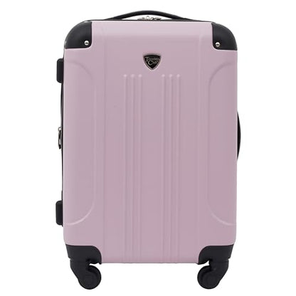 Travelers Club Chicago Hardside Expandable Spinner Luggage, Lilac, 22" Carry-On - color: Lilac, size: 22" Carry-On
