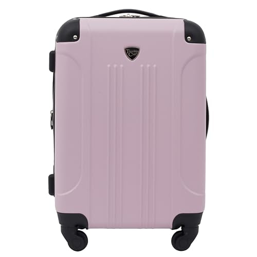 Travelers Club Chicago Hardside Expandable Spinner Luggage, Lilac, 22" Carry-On - color: Lilac, size: 22" Carry-On