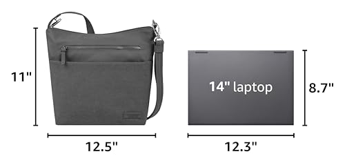Travelon Anti-theft Metro Crossbody - color: Gray