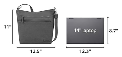 Travelon Anti-theft Metro Crossbody - color: Gray