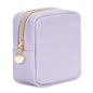 Wandering Nature Small Makeup Bag for Purse Mini Make up Pouch Cute Cosmetic Pouch for Women with Slip-in Pockets Eco Vegan Leather, Purple - color: A2: Purple