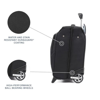 Travelpro Maxlite 5 Softside Lightweight Carry-On Upright 2 Wheel Rolling Garment Bag, 22-Inch — Black