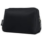 Aosbos Small Travel Makeup Pouch - Cosmetic Bag for Women, Midnight Black - color: Midnight Black
