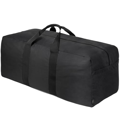 Vorspack Extra Large Duffle Bag for Travel - 200L Duffel Bag for Men Gear Bag for Storage Foldable Weekender Bag for Overnight Camping - Black - color: Black, size: 200L