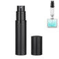 Refillable Perfume Atomizer Travel Bottle 5ml Leakproof Luxury Travel Perfume Refillable Bottle, Portable Fragrance Atomiser (Black) - color: Black