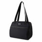PackIt(R) Freezable Hampton Lunch Bag, Black, Built with EcoFreeze(R) Technology, Collapsible, Reusable, Zip Closure with Front Pocket and Shoulder Straps, Designed for Fresh Office Lunches - color: Black