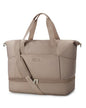 Missnine Weekender Bag for Women, Foldie Travel Bag Expandable with Shoes Compartment Travel Duffel 50L Carry on Overnight Gym - color: Camel, size: Basic (1 Pc)