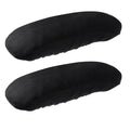 2 Pcs Office Chair Armrest Covers, Stretchable Armrest Protectors, Removable Arm Rest Covering, Washable Office Seat Hand Rest Protector for Computer Chair, Black