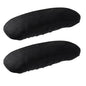 2 Pcs Office Chair Armrest Covers, Stretchable Armrest Protectors, Removable Arm Rest Covering, Washable Office Seat Hand Rest Protector for Computer Chair, Black