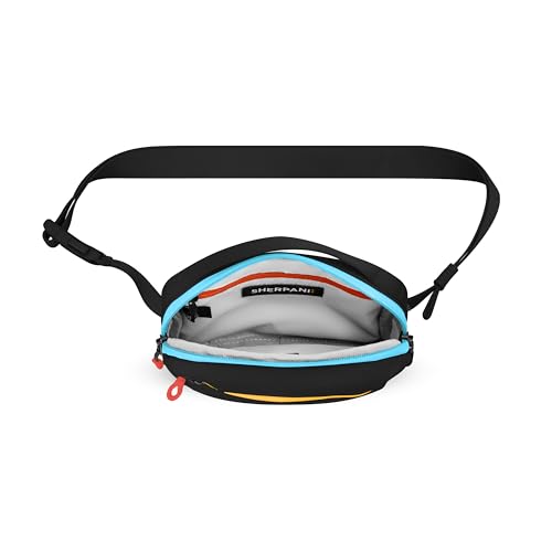 Sherpani Hyk, Small Sling Bag, 1L Belt Bag, Lightweight Travel Fanny Pack, Sling Crossbody Purse with RFID Blocking - color: Chromatic