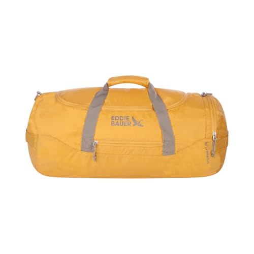 Eddie Bauer Stowaway Packable Duffel Bag | Travel | Foldable | Lightweight | Durable | Ripstop Polyester - color: Field Gold
