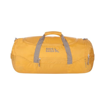 Eddie Bauer Stowaway Packable Duffel Bag | Travel | Foldable | Lightweight | Durable | Ripstop Polyester - color: Field Gold