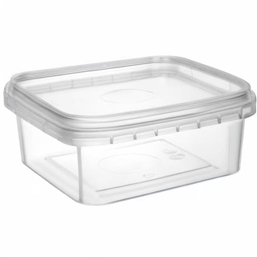 NYHI 8 oz 20 Pack Square Clear Deli Containers with Lids Disposable BPA Free Square Plastic Food Storage Containers with Lids Airtight for Meal Prep Take Out Kitchen - size: 8 oz