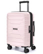 BAGSMART Carry On Luggage 22x14x9 Airline Approved with Spinner Wheels,Lightweight 20 Inch Luggage with TSA Lock,Expandable Hard Shell Carry On Suitcases for Men Women,Pink - color: Pink