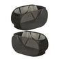 2 Pcs Mesh Popup Laundry Hamper, Opening Laundry Basket,Popup Laundry Basket with Durable Handles,Foldable Pop-up Mesh Hamper Dirty Clothes Basket for Clothes & Laundry-Home Organization - color: Black2