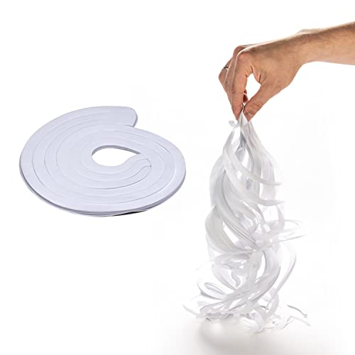 IDL Packaging SpiroPack™ Stylish Box Filler 10 lbs in a Box, White, Wide-Cut Spirals - Packing Filler for Baskets, Gift Boxes, and Packages - Modern Alternative to Shredded and Crinkle Paper - color: White, size: 10 lbs