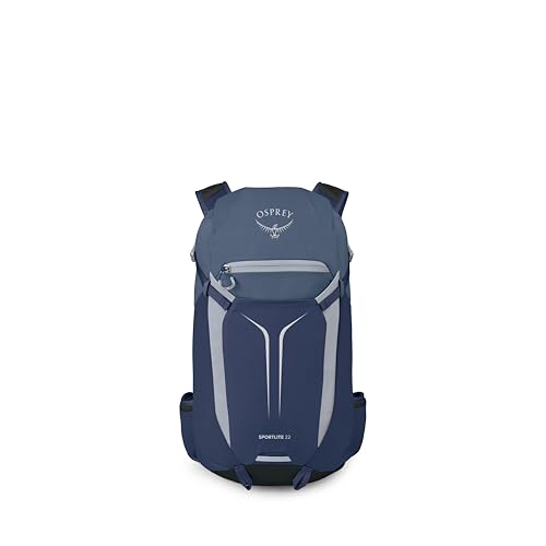 Osprey Sportlite 22L Lightweight Hiking Backpack for Men and Women - Everyday Hiking Bag - Travel Daypack, Serenity Blue - color: Serenity Blue, style: 22l