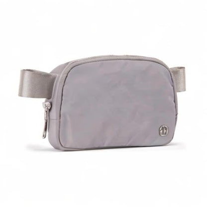 Pander Belt Bag for Women, Fashion Waist Packs, Crossbody Bags with Adjustable Strap (Light Grey). - color: Light Grey