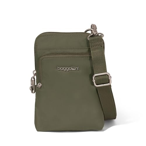 Baggallini Women's Securtex Anti-theft Activity Crossbody Bag - color: Thyme