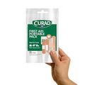 CURAD First Aid Portable Pack |15 - Count On-the-Go Essentials |12 Packs - size: 15 Count (Pack of 12)