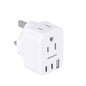 HANYCONY US to UK Ireland Travel Plug Adapter, Type G Travel Adapter 2 Outlets 3 USB Ports(2USB C), UK Power Adapter Converter for USA to Dubai England London Scotland British Kenya Irish Hongkong - style: Type G - UK Ireland