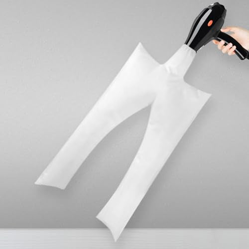Clothes Quick Drying Bag Hair Laundry Bag Traveling Dryer Shirt Pants Drying Bag Home Storage Accessory（42x22inches） - color: White long pants