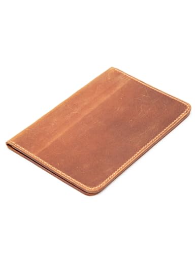 Handcrafted Genuine Leather Wallets, Minimalist Cardholders, and Passport Covers, Handmade Gift - color: Ginger, style: Passport Cover
