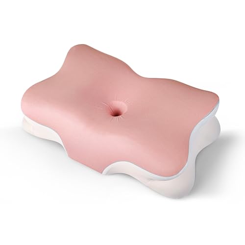 5X Pain Relief Cervical Neck Pillow for Neck Support, Orthopedic Cooling Side Sleeper Pillow for Sleeping, Odorless Contour Memory Foam Pillows, Ergonomic Bed Pillow for Side Back Stomach Sleeper