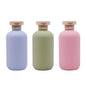 3 Pack Leakproof Travel Bottles 6.8oz | Squeeze Shampoo & Lotion Containers with Locking Flip Caps | Food Grade HDPE/PP for Toiletries, Gym, Camping (Green+Blue+Pink) - size: 6.8oz 3Pcs