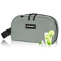 Cerbonny Freezable Lunch Bag, Mini Cooler Bag, Small Lunch Bag, Insulated Small Cooler Box with Ice Packs & Handle Buckle for School Work Travel,Grey - color: Light Gray