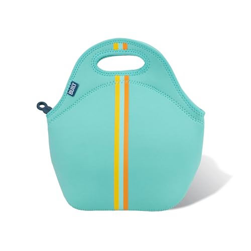 Built Gourmet Getaway Neoprene Lunch Bag - Insulated, Reusable, & Machine-Washable Lunch Tote for Hot and Cold Food Storage, Lightweight & Reusable - One Size (Blue Cockatoo) - color: Blue Cockatoo