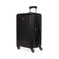 SwissGear 8090 Hardside Expandable Luggage with Spinner Wheels, Black, Checked-Medium 24-Inch - color: Black, size: Checked-Medium 24-Inch