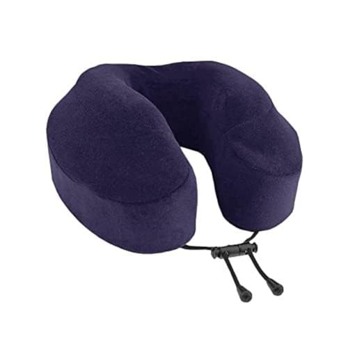 Cabeau Evolution Classic Neck Support Pillow - Neck Pillow for Traveling - Memory Foam Airplane Pillow with 360-Degree Comfort - Head & Chin Support Pillows for Sleeping Upright - (Navy) - color: Navy