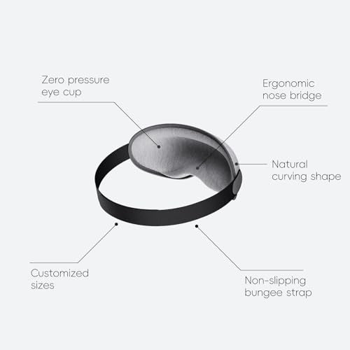 urnexttour Neck Pillow for Travel Memory Foam Design Models Pillows with Zero Eye Pressure 3D Eye Mask and Compact Bag Traveling Essentials Plane Car Flight Rest Sleeping Use Adult, Light Gray - color: Light Gray
