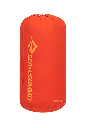Sea to Summit Lightweight Stuff Sack, Durable Outdoor and Travel Storage - color: Spicy Orange, style: 30 Liter