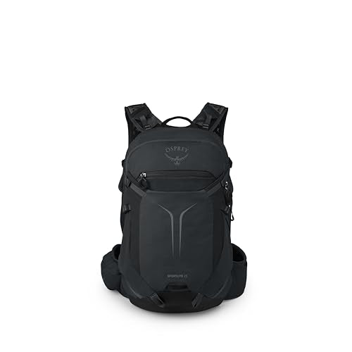 Osprey Sportlite 25L Lightweight Hiking Backpack for Men and Women - Everyday Hiking Bag - Travel Daypack, Raven Black, Extended Fit - color: Raven Black, style: 25l - Extended Fit
