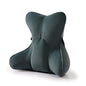 Lumbar Support Pillow(Pat. Pend) for Lower Back Pain Relief – Multi-Functional Ergonomic Lumbar Cushion, Reading Pillow for Office Chair, Car Seat & Sofa,Charcoal Gray - color: Charcoal Gray