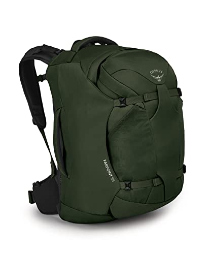 Osprey Farpoint 55L Men's Travel Backpack, Gopher Green - color: Gopher Green, size: 55L