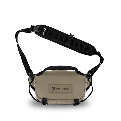 WANDRD ROGUE V1 3L Sling: Compact Camera Sling and Crossbody Bag with Fast Access, 3-Way Carry– Lightweight Everyday Bag Great for Travel, Photography, and Daily Use (Yuma Tan) - color: Yuma Tan, style: 3l