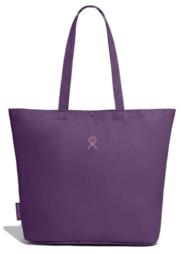 Hydro Flask Tote Bag - Everyday Reusable Travel Bag - Packable for Shopping & Grocery in 20L Beachplum Purple - color: Beachplum Purple