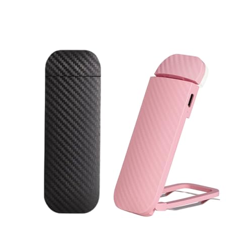 HEMONNKAM Book Reading Light, 2 Pack Rechargeable Clip on Booklight, Eye Caring 3 Color Temperatures & 5 Brightness Levels, Night Use for Bed, Long Lasting, Reading at Night in Bed, Black+Pink - color: Black+Pink