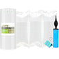 250 Count Packing Air Pillows for Shipping with Pump Inflatable Shipping Supplies Box Filler Alternative to Packing Peanuts Size 3.54" x 7.87" - color: 3.54" x 7.87", size: 250 Count