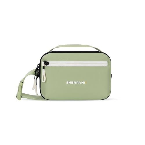 Sherpani Hyk, Small Sling Bag, 1L Belt Bag, Lightweight Travel Fanny Pack, Sling Crossbody Purse with RFID Blocking - color: Palm