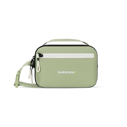 Sherpani Hyk, Small Sling Bag, 1L Belt Bag, Lightweight Travel Fanny Pack, Sling Crossbody Purse with RFID Blocking - color: Palm