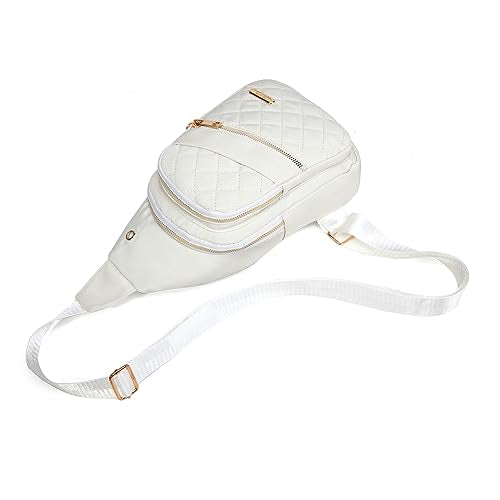 AOSTIHOT Crossbody Small Sling Backpack Sling Bag for Women, Chest Bag Daypack Crossbody for Travel Sport Running Hiking Beige - color: Beige
