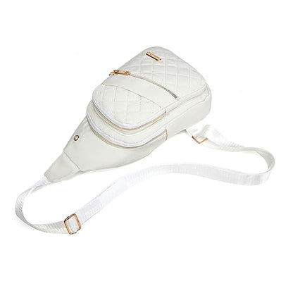 AOSTIHOT Crossbody Small Sling Backpack Sling Bag for Women, Chest Bag Daypack Crossbody for Travel Sport Running Hiking Beige - color: Beige