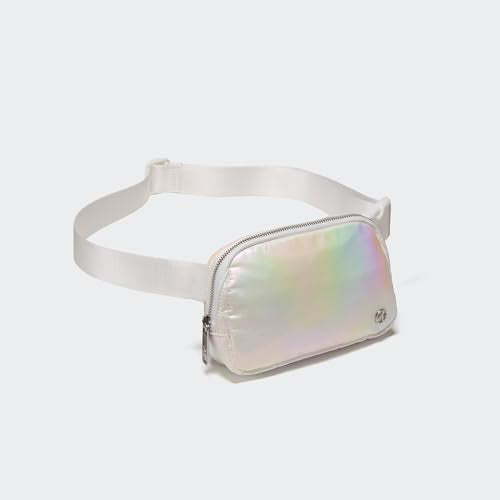 Pander Everywhere Belt Bag for Women, Fashion Waist Packs, Crossbody Bags with Adjustable Strap (Iridescent). - color: Iridescent