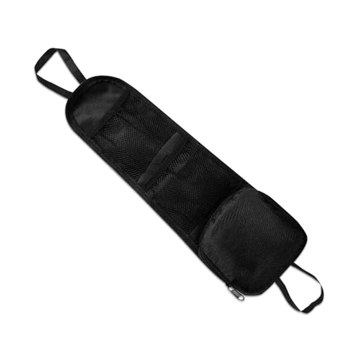 Car Seat Storage Hanging Bag, Car Seat Side Organizer, Multifunctional Cars Mesh Net Pocket, Multi-Pocket Seats Side Storage Interior Accessories Universal for Cars SUV Truck (Black, 1PCS) - color: Black, size: 1PCS