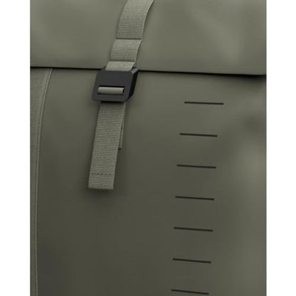 Db Journey Essential Backpack - Lightweight, Durable Rolltop Backpack with Laptop Compartment for Work, and Gym, Travel with Roller Bag Attachment, 12L - Moss Green - color: Moss Green